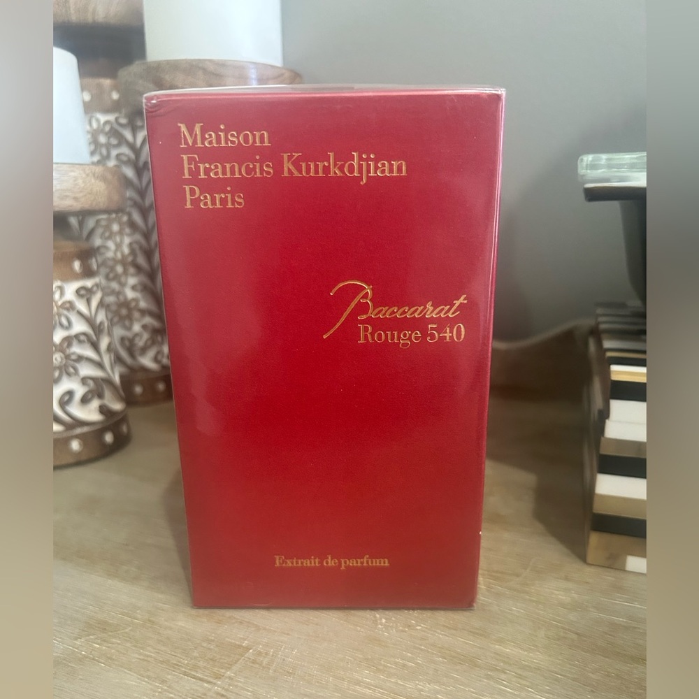 Maison Francis Kurkdjian Paris Red and Gold Perfume New sealed